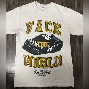 Face the world shirt oversized